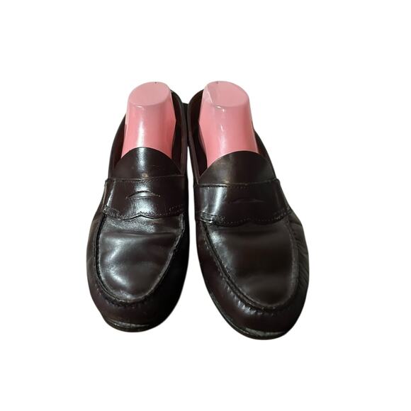 GH Bass & Co Weejuns Ox Blood Penny Loafers Burgundy Leather Men's Size 11,5 D - Picture 3 of 8